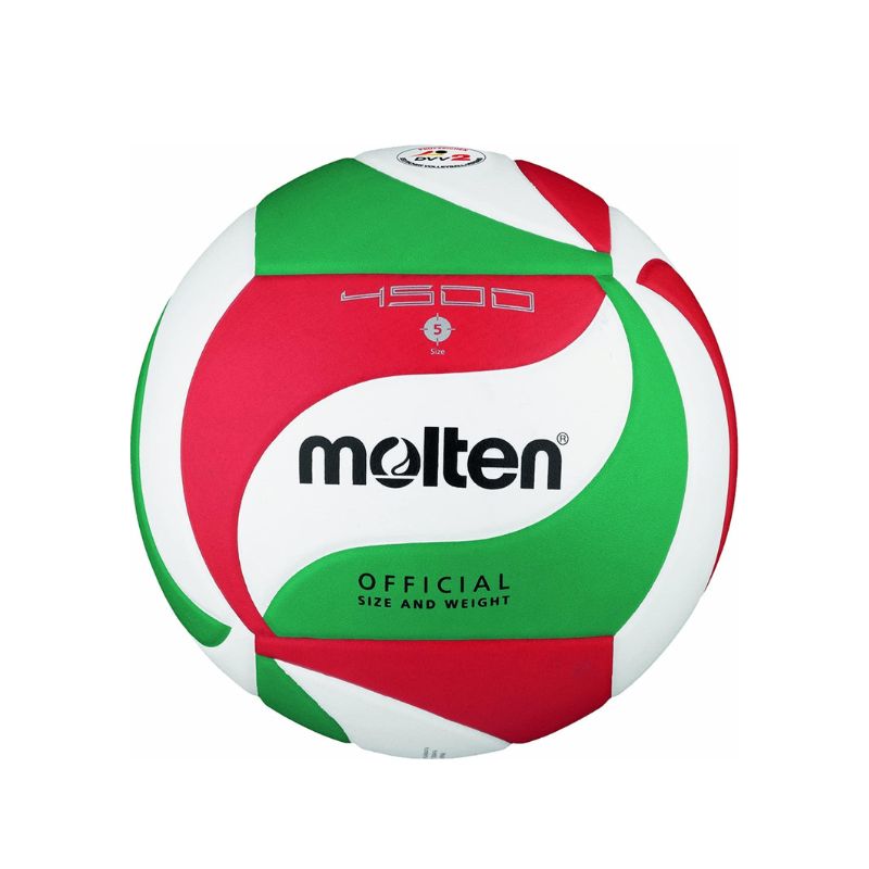 Balón Molten Voleibol V5M 4500 # 5 color blanco/verde/rojo